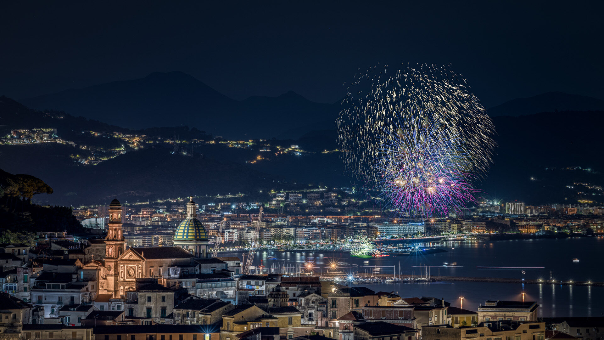 CICCIANO (Na) – Sant’Antonio Abate 2025 – Allestimento Spettacolo Pirotecnico Diurno