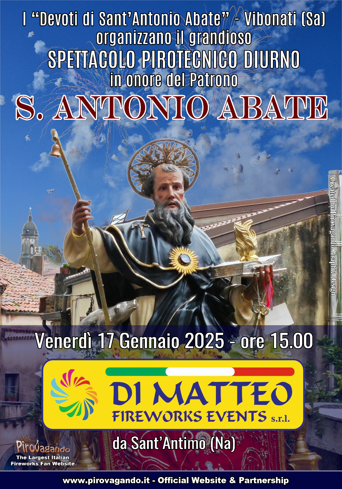 VIBONATI (SA) – Festeggiamenti di Sant’Antonio Abate – 17 Gennaio 2025